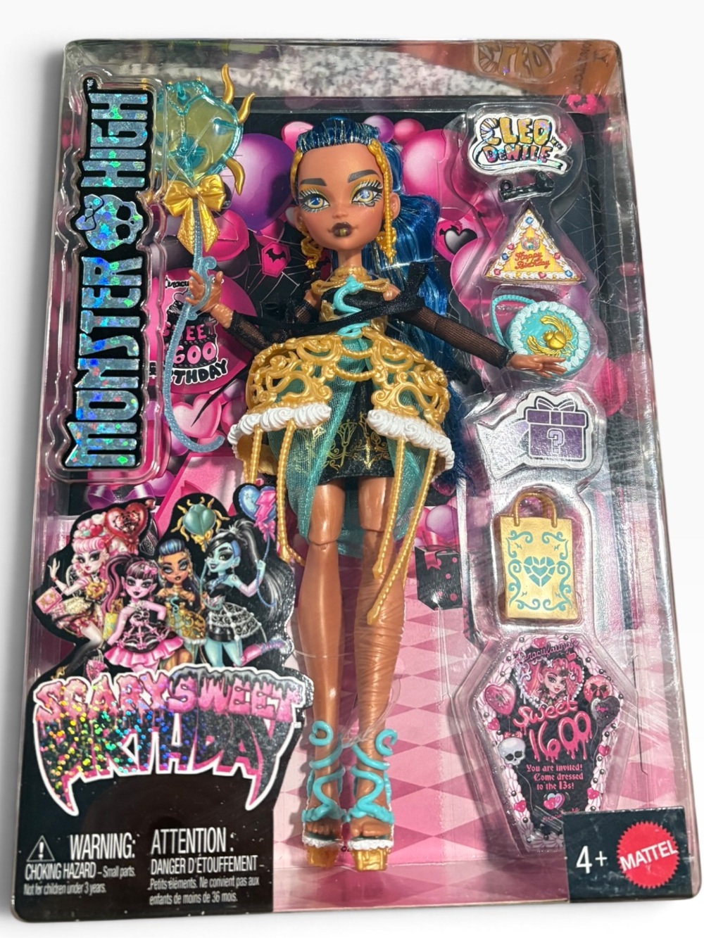 New Monster High Scary Sweet Birthday Cleo de Nile Fashion Doll